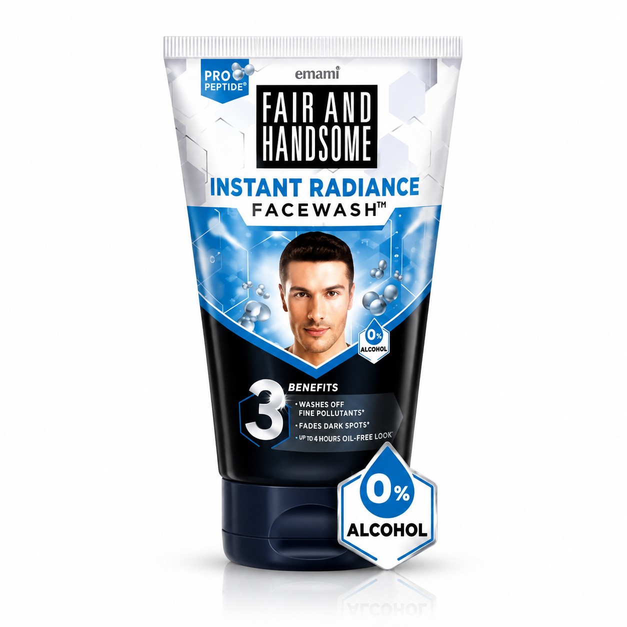 Fair & Handsome instant Radiance Face Wash used For male 150Gm