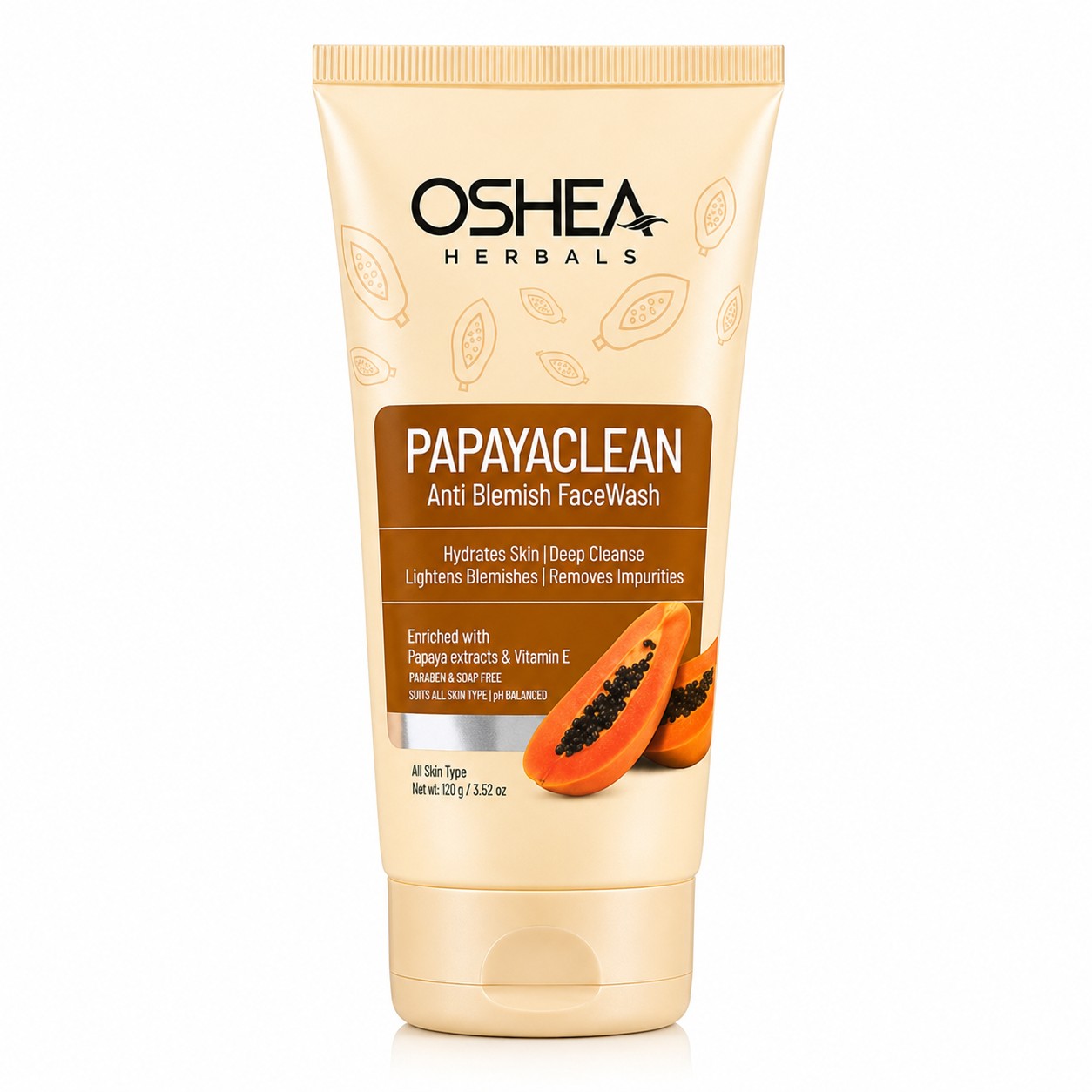 Oshea Herbals Papayaclean Anti Blemishes Face Wash 100 m