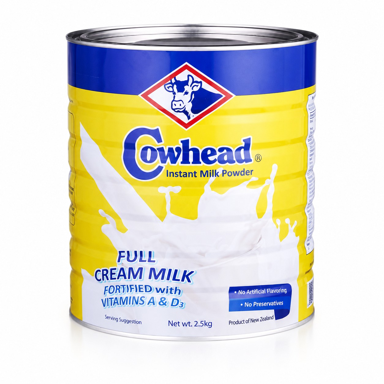 Cowhead Instant Full Cream Milk Powder,2500G