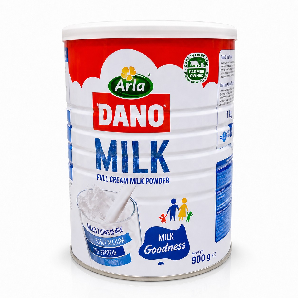Arla Dano Full Cream Milk Powder 900gm•