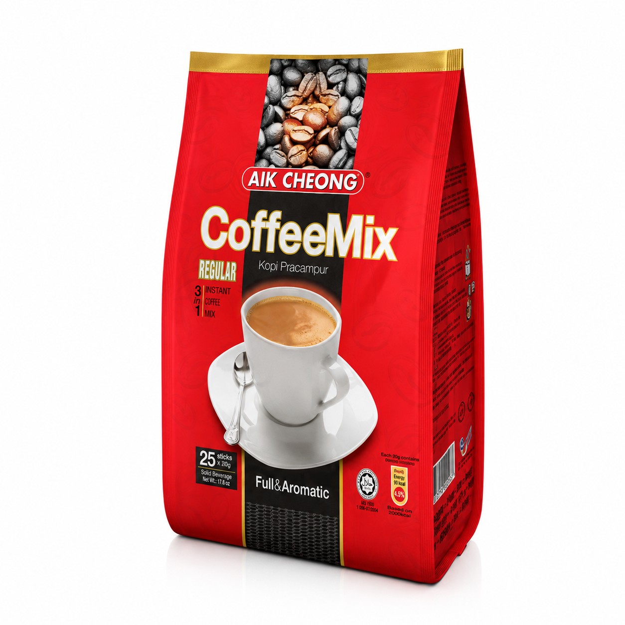 Aik Cheong Instant 3 in 1 Coffee Mix Campuran Minuman Kopi 450g