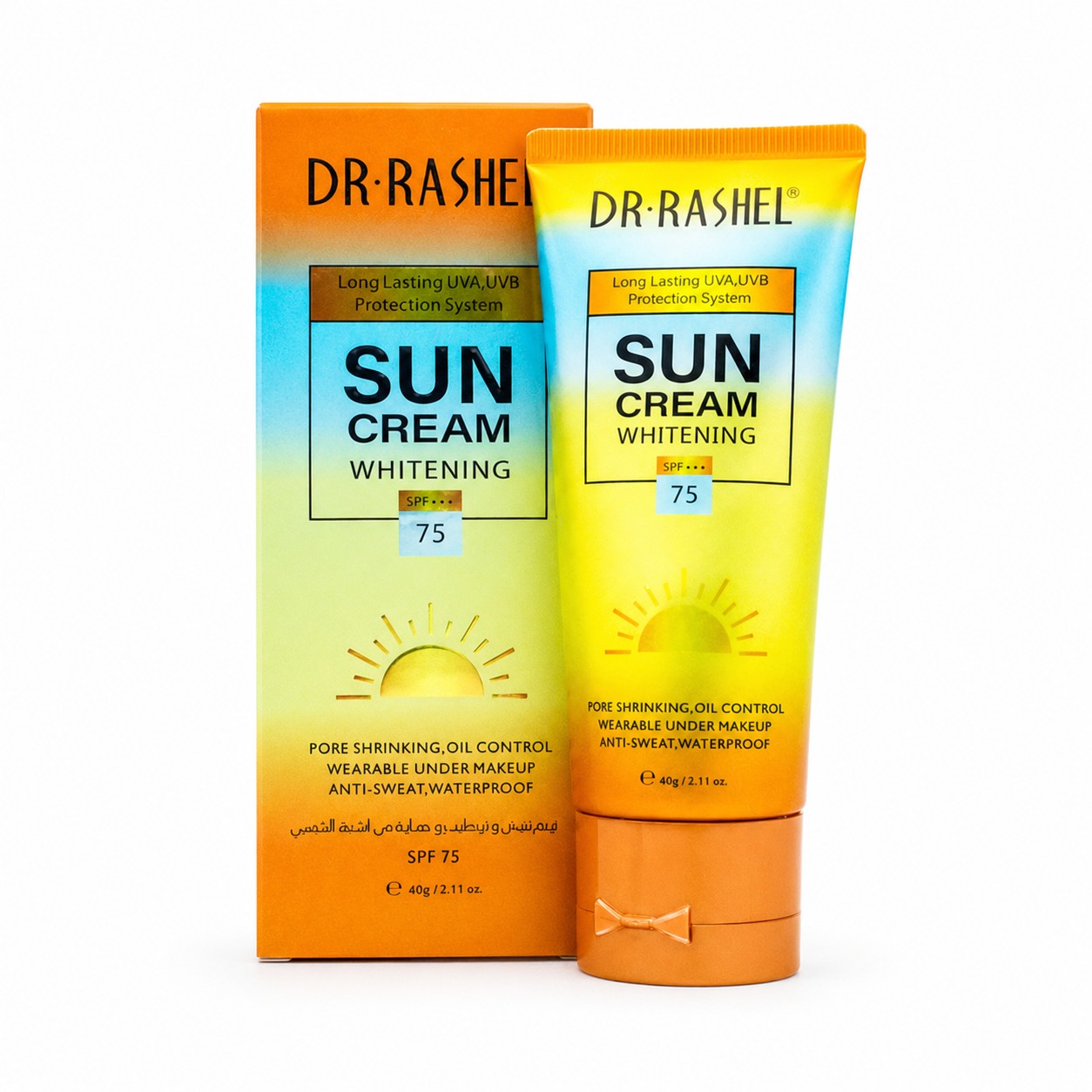 Dr. Rashel Sun Cream Whitening SPF 75 60g.