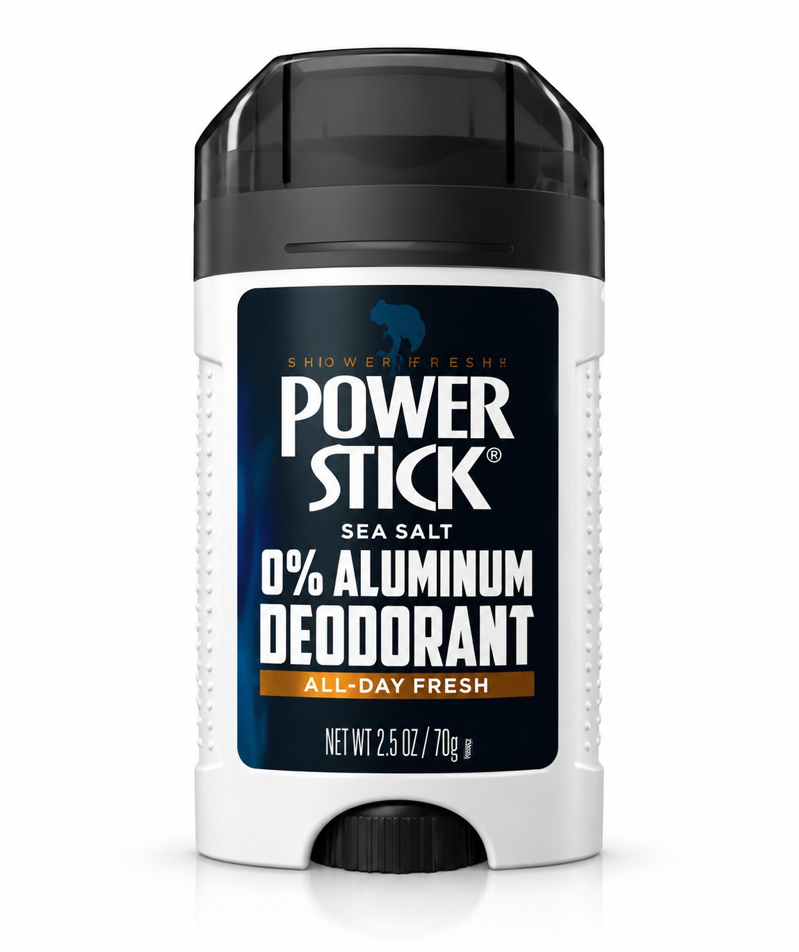 Power Stick 0% Aluminum Deodorant All Day Fresh Sea Salt 2.5 Oz 70g