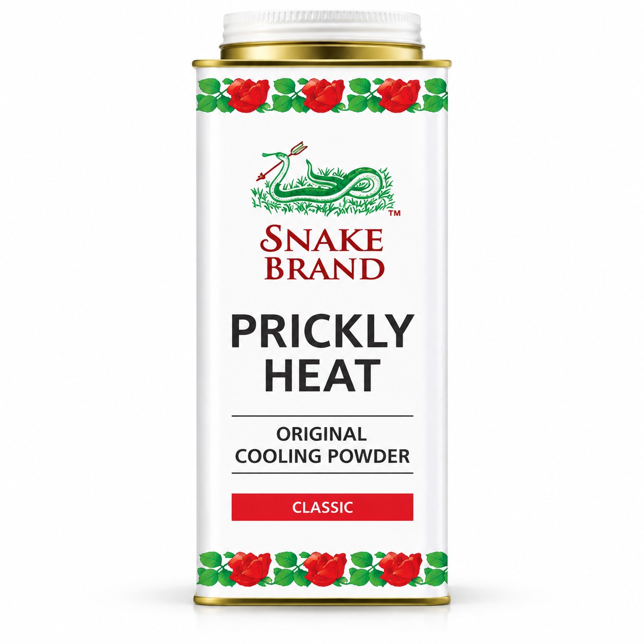 Snake Brand Classic Prickly Heat Cooling Powder,420g.