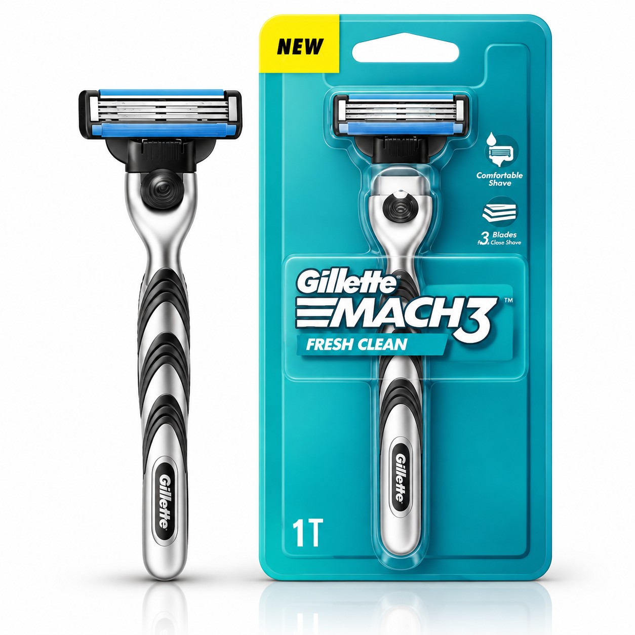 Gillette Mach3 Fresh Clean Razor for Men