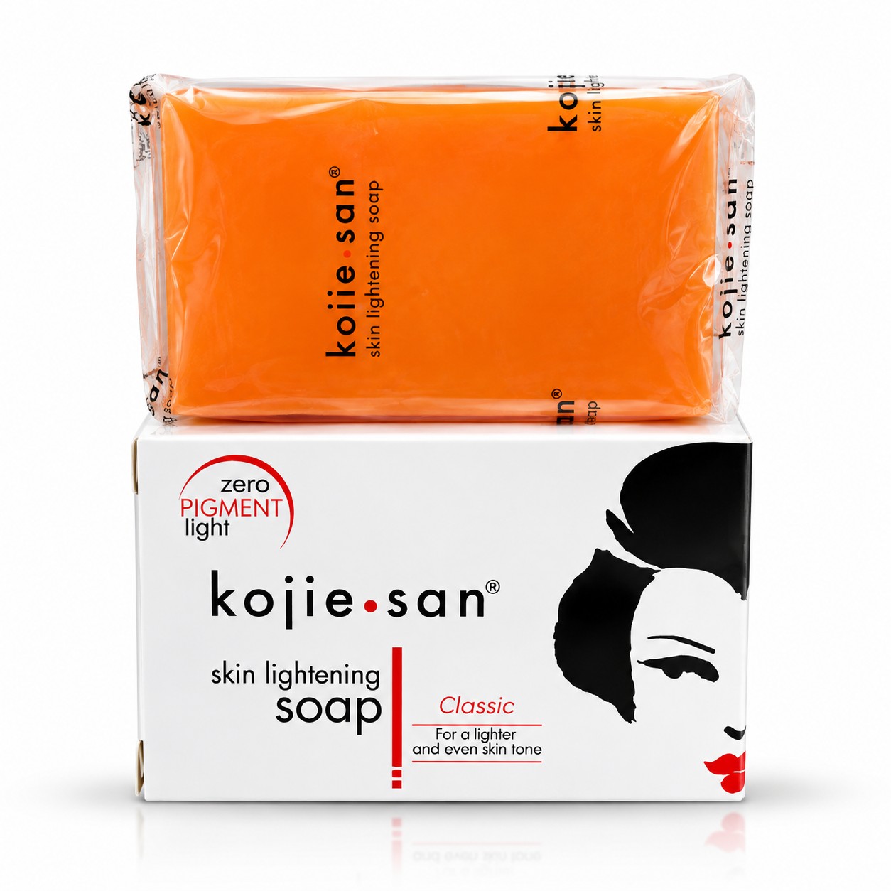 Kojie San Skin Lightening Zero-Pigment Anti Acne Kojic Acid Soap With Hydromoist 135G