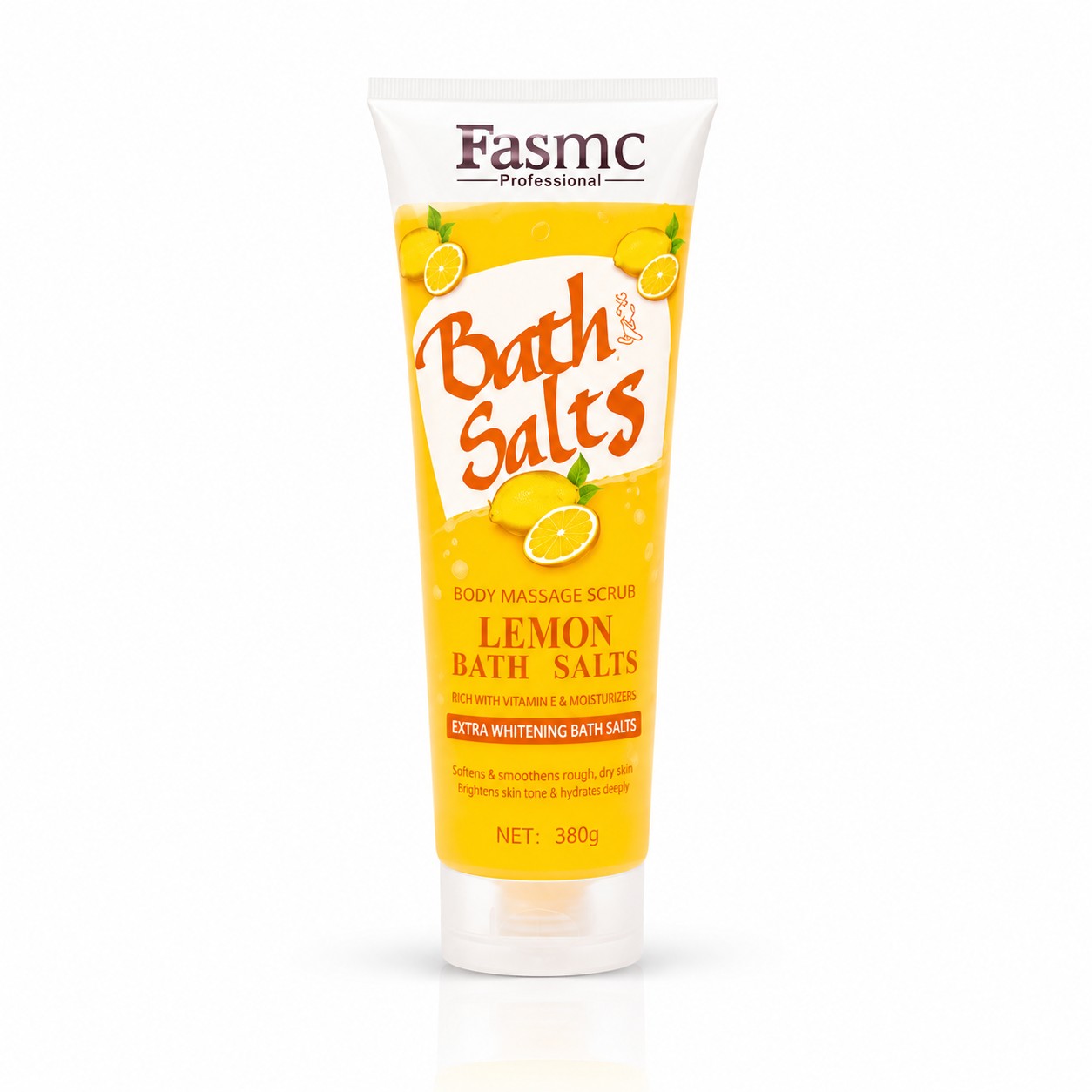 Fasmc Bath Salts With Lemon Body Massage Scrub - 380g.