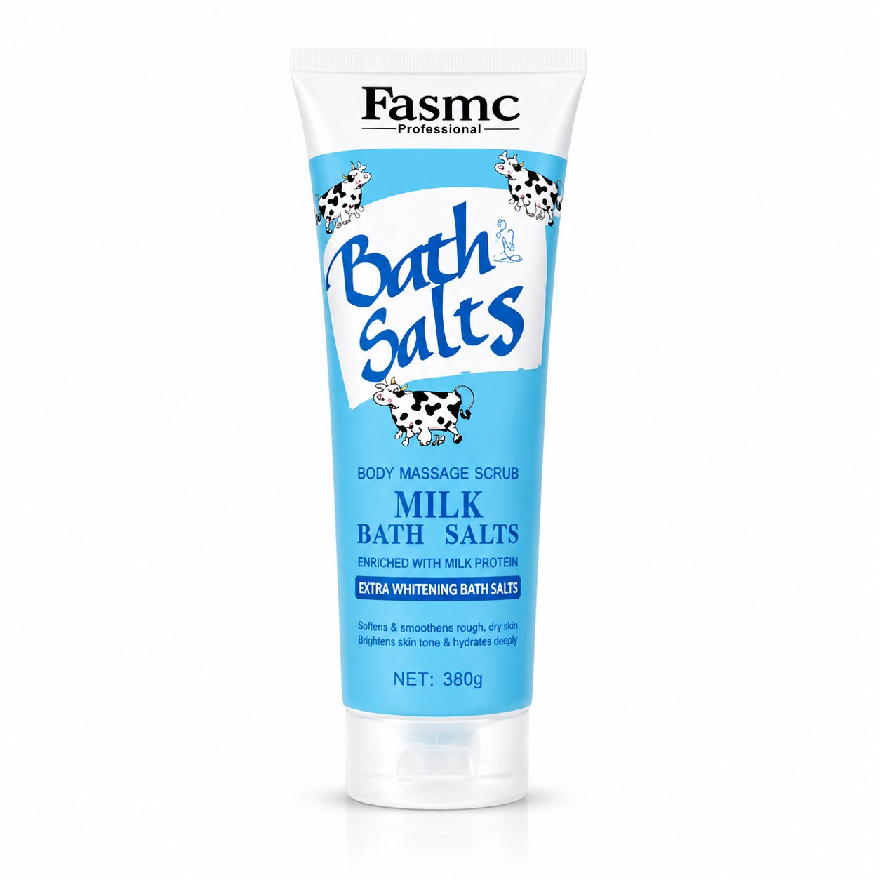 Fasmc Bath Salts With Milk Body Massage Scrub - 380g.