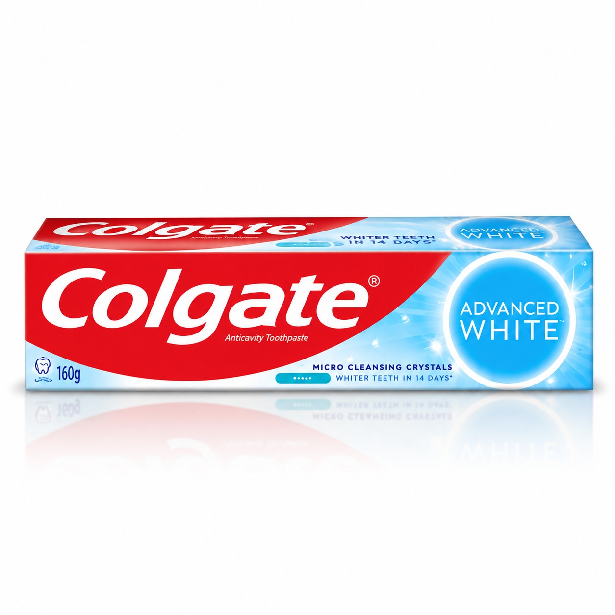 Colgate Advanced White Whitening Toothpaste 160g