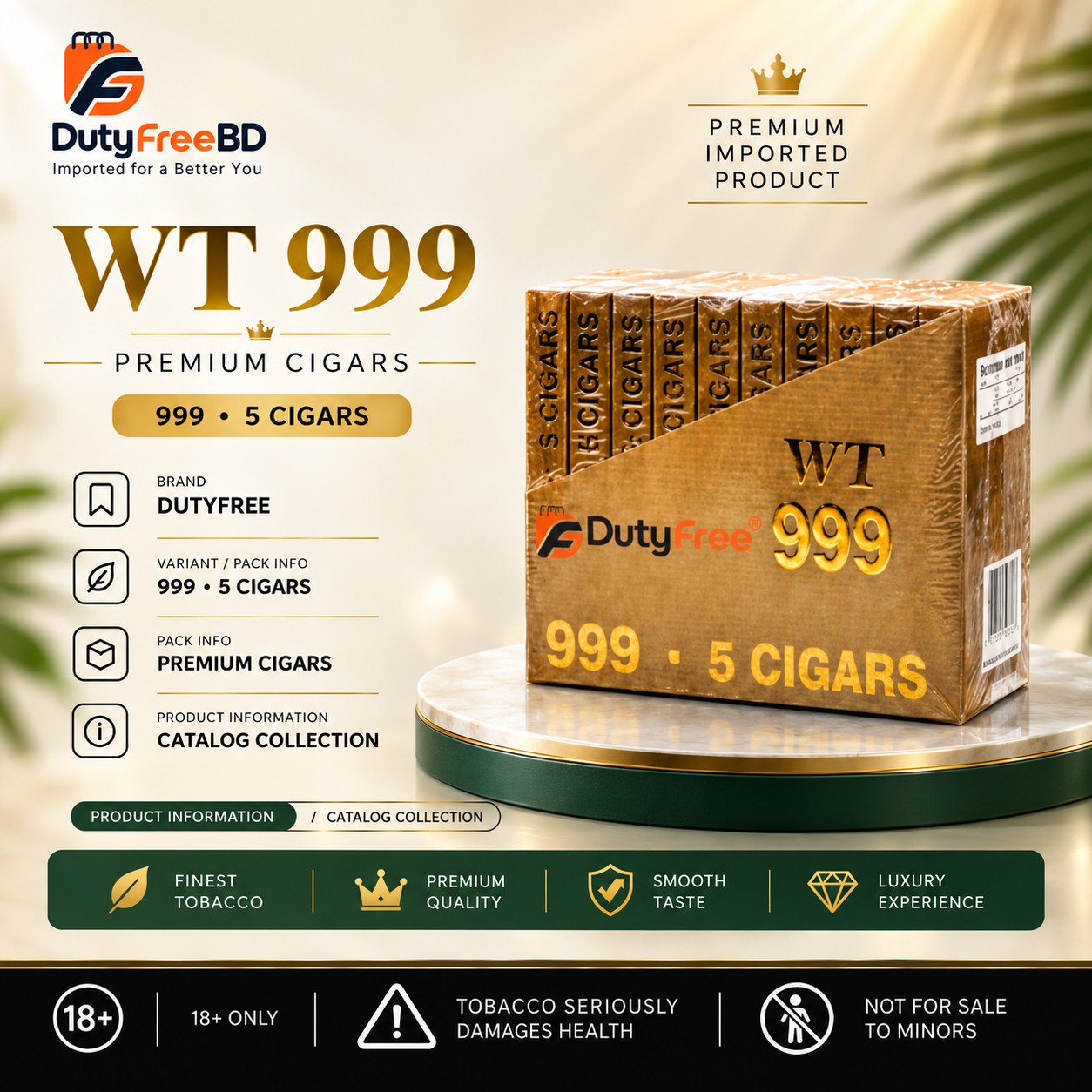 WT 999 Gold Cigars