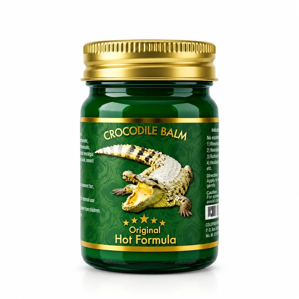 Green Seven Crocodile Hot Formula Massage Balm –20gm