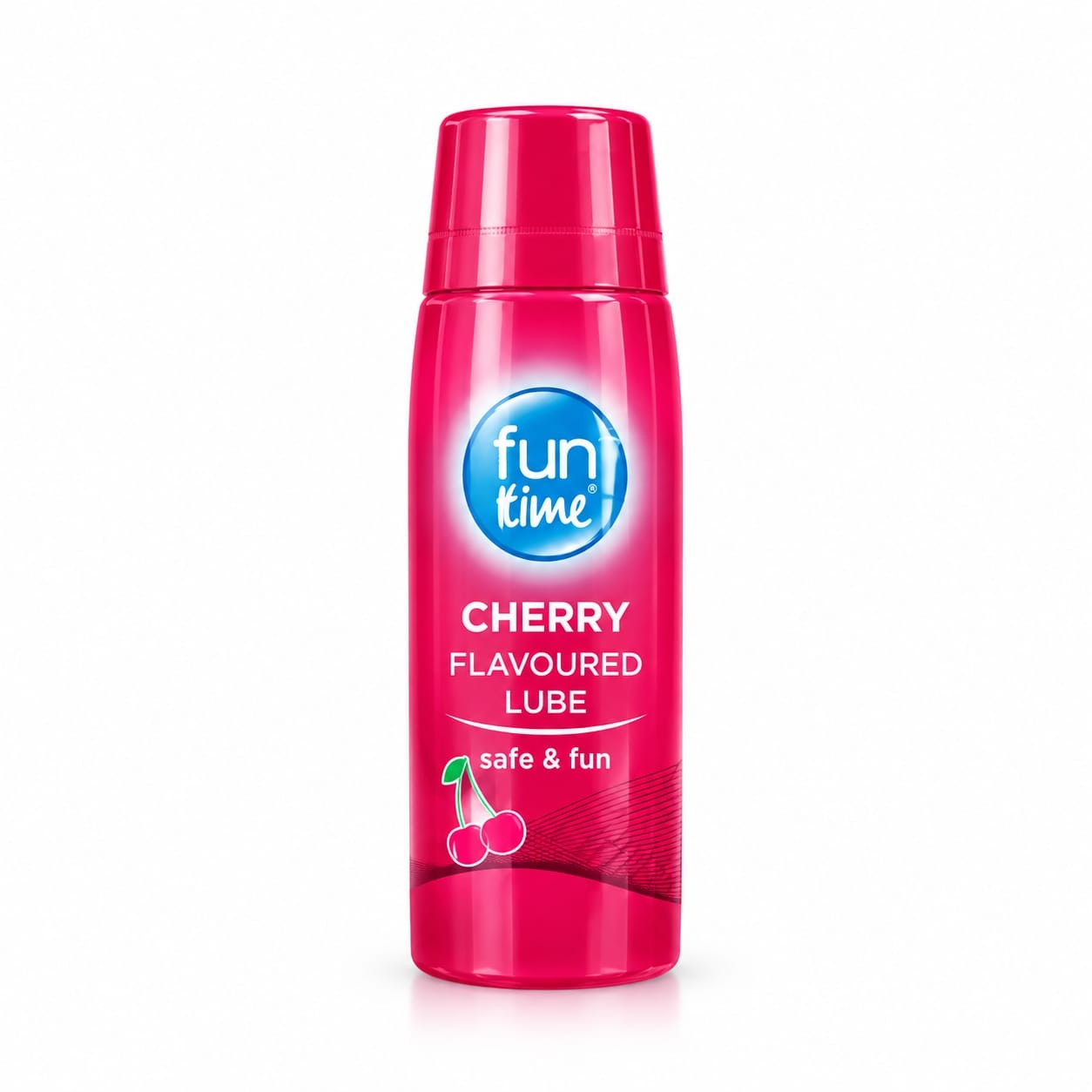 Fun Time Cherry Flavored Water Based Lube Squeeze Bottle 75ml